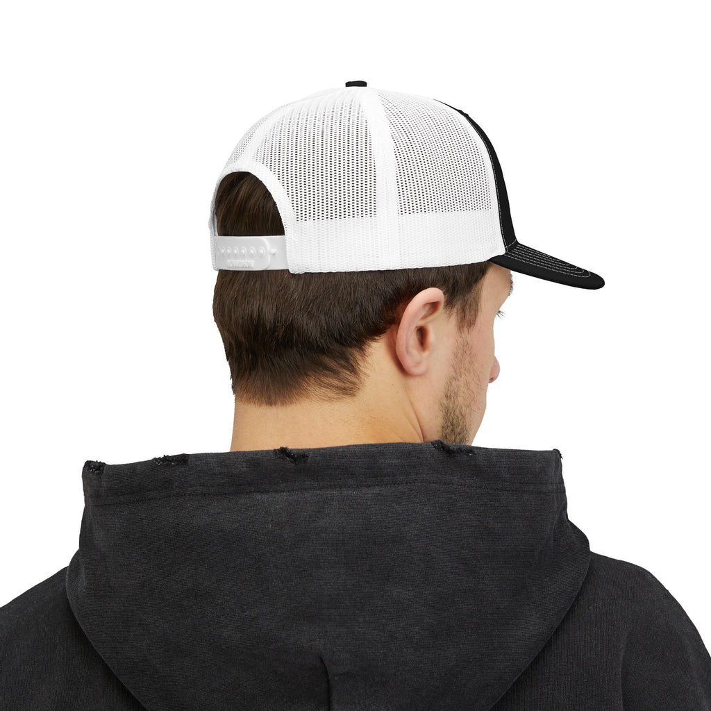 Novation Lightning Logo Trucker Cap – Black Embroidered