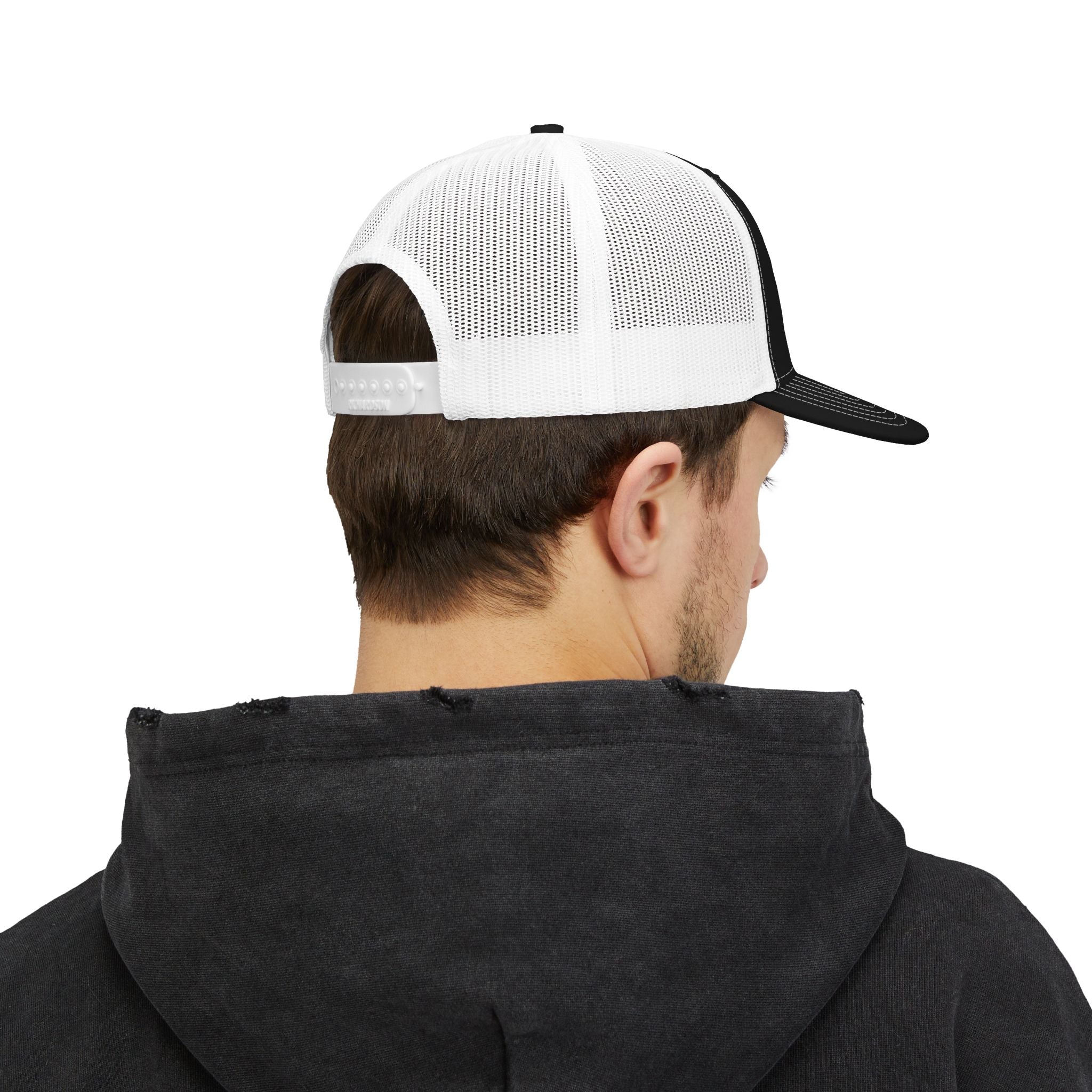 Novation Lightning Logo Trucker Cap – Black Embroidered