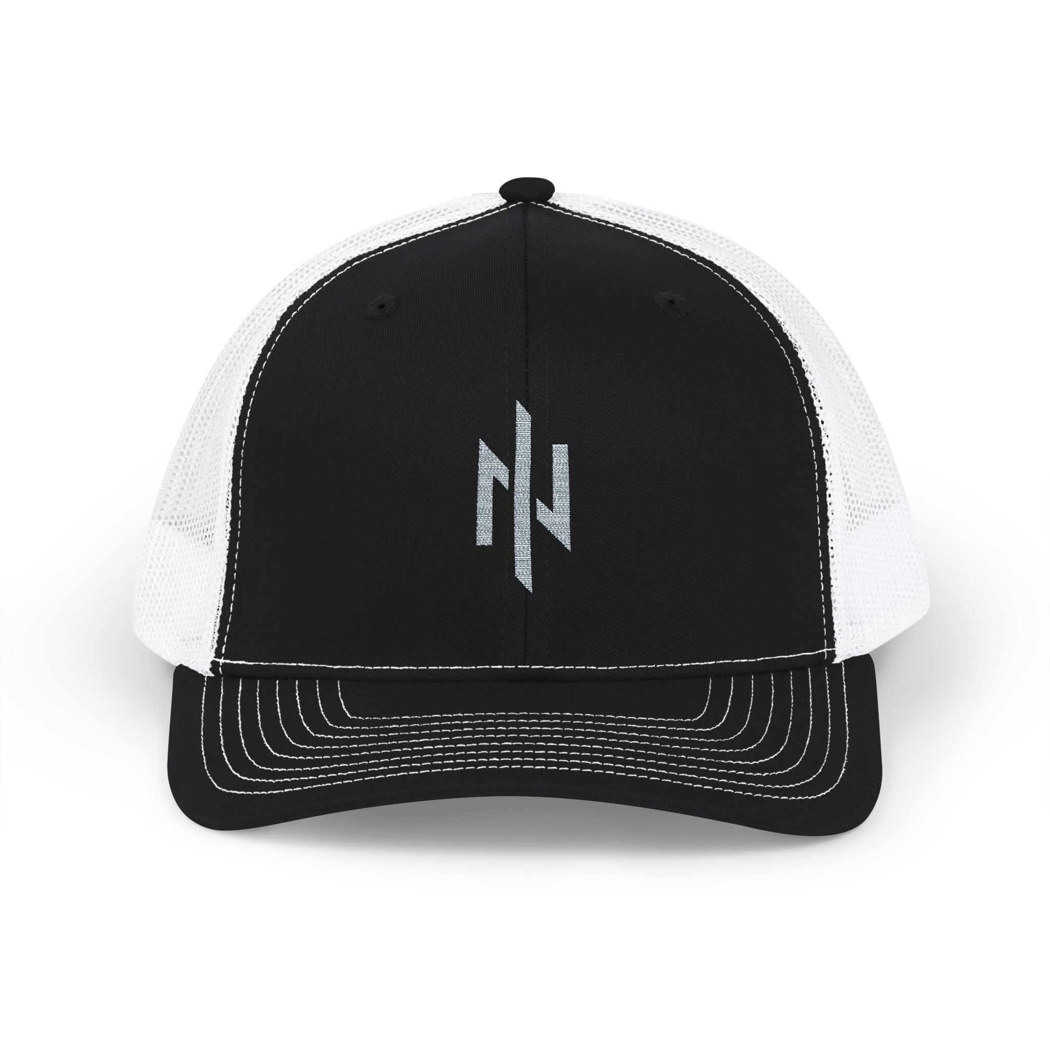 Novation Lightning Logo Trucker Cap – Black Embroidered