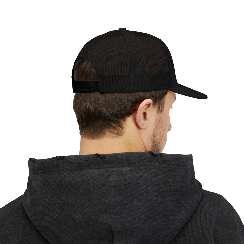 Novation Lightning Logo Trucker Cap – Black Embroidered