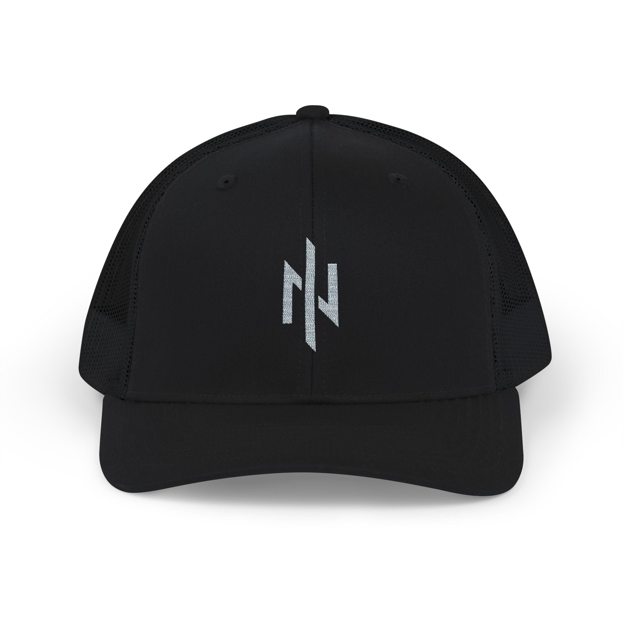 Novation Lightning Logo Trucker Cap – Black Embroidered