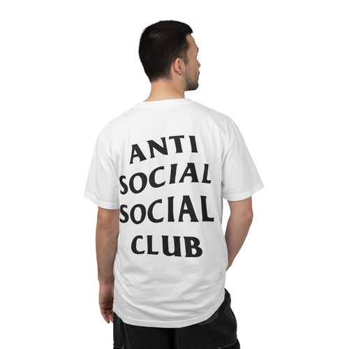 ANTI SOCIAL SOCIAL CLUB Inspired Minimalist Graphic Unisex Garment-Dyed T-Shirt