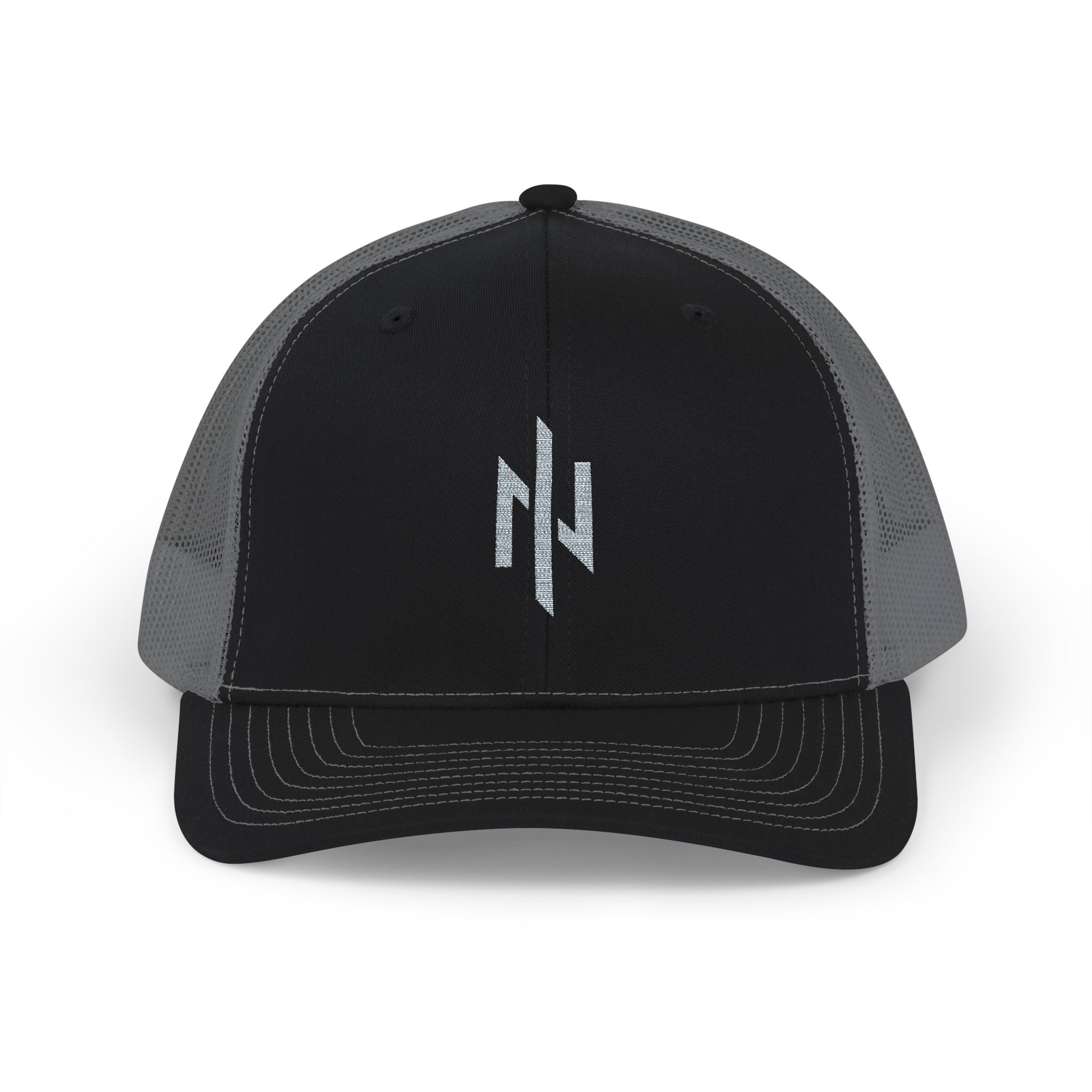 Novation Lightning Logo Trucker Cap – Black Embroidered